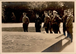 Hitler Compiegne Vor Dem Gedenkstein Mit Der Verlogenen Inschrift 1940 PH C9 Foto-AK I-II - Guerra 1939-45