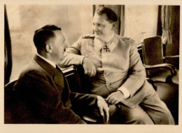 Hitler Mit Göring, Hermann PH 1606 C 2256 Foto-AK I-II (fleckig) - War 1939-45