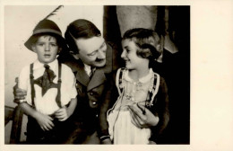 Hitler Mit Kindern PH Foto-AK I-II - Guerra 1939-45