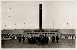 Hitler Reichssportfeld Foto-AK S-o 1936 I-II - War 1939-45