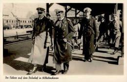 Hitler Wilhelmshaven Der Führer Auf Dem Bahnhof Foto AK I-II - Guerre 1939-45