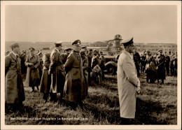 HITLER WK II - PH W 25 Der Führer Auf D. Flugplatz LE BOURGET Bei Paris I - Guerra 1939-45