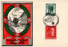 Hitler Zum Geburtstag Des Führers 1938 I-II (keine AK Einteilung) - Weltkrieg 1939-45