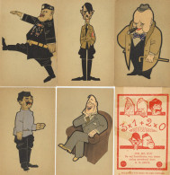 WK II Persönlichkeiten Serie The Big Five Karikaturen U.a. Hitler, Mussolini Usw. Mit Original-Umschlag - Weltkrieg 1939-45