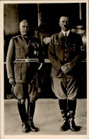 WK II  Der Führer Und Der Duce PH M16 Foto-AK I-II - Oorlog 1939-45