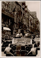 WK II München Hitler U. Mussolini Fahrt Durch Die Stadt 18.Juni 1940 PH M5 Foto-AK I-II - Guerra 1939-45