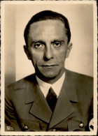 WK II Reichsminister Goebbels Foto-AK I-II - Guerra 1939-45