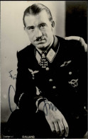 Ritterkreuzträger Galland, Adolf UNTERSCHRIFT Auf Foto Nach 1945 - Guerra 1939-45