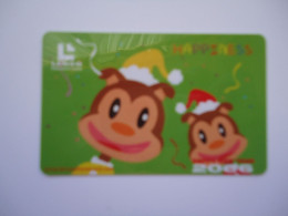 THAILAND CARDS LENSO USED   DISNEY  COMICS  203/300  HAPPINESS NEW YEAR - Thaïland