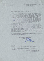 Ritterkreuzträger Keller, Alfred Original-Unterschrift Auf Brief 25.11.1962 I-II - Weltkrieg 1939-45