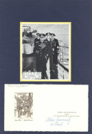Ritterkreuzträger Kummetz, Oskar Original-Unterschrift Auf Weihnachtskarte I-II - Weltkrieg 1939-45