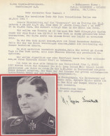 Ritterkreuzträger Oppeln-Bronikowski Von,, Hermann Original-Unterschrift Auf Brief 28.07.1961 I-II - Weltkrieg 1939-45