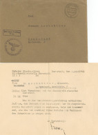 3. Reich GeStaPo Dienstbrief Der Geheimen Staatspolizei Darmstadt (mit Inhalt!) I-II - War 1939-45