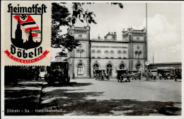 NS-VIGNETTE WK II - HEIMATFEST DÖBELN Pfingsten 1935 Auf Döbeln-Ak I - Weltkrieg 1939-45