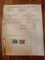 Factuur Facture - Cerfontaine & Liénard - Société Anonyme Importation - Bruxelles 03/02/1955 - 1950 - ...