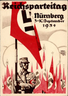 Reichsparteitag Nürnberg (8500) 1934 II- (Eckknick, Kleiner Einriss) - Guerra 1939-45