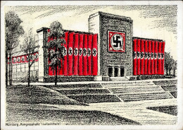 REICHSPARTEITAG NÜRNBERG WK II - Intra Karte 1936/15 Nürnberg Kongreßhalle S-o I-II - Oorlog 1939-45