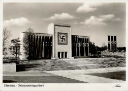 REICHSPARTEITAG NÜRNBERG WK II - Reichsparteitagsgelände Kongreßhalle S-o 1938 I - Guerra 1939-45