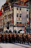 REICHSPARTEITAG NÜRNBERG WK II - Verlag König 1022  SA Marschiert I - War 1939-45