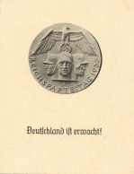 Reichsparteitag WK II Nürnberg (8500) Deutschland Ist Erwacht!  Faltblatt Mit 11 Bildern, Sehr Gut Erhalten I-II - War 1939-45