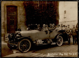 REICHSPARTEITAGS-VORLÄUFER WK II - HITLER - DEUTSCHER TAG HOF 15.9.1923 Extrem Seltenes Original-Photo (ca.15,5x11cm) Fr - War 1939-45