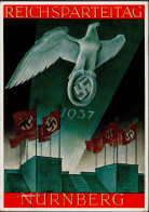 Reichsparteitag WK II Nürnberg (8500) 1937 Mit So-Stempel I-II (Ecken Bestossen) - War 1939-45