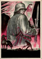 DRESDEN WK II - TAG Der WEHRMACHT 1940 Mit S-o Sign. Künstlerkarte I-II - War 1939-45