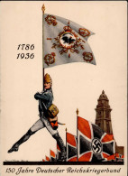 KASSEL WK II - 150 Jahre DEUTSCHER REICHSKRIEGERBUND 1936 Sign. Künstlerkarte I - Weltkrieg 1939-45
