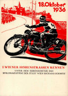 WIEN WK II - I.WIENER HÖHENSTRASSEN RENNEN 1936 GSK Mit S-o MOTORRAD I - Weltkrieg 1939-45