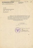 SS 3 Dokumente Von Jung, Karl U.a. Vom Reichsminister Des Inneren Zur Ernennung Zum Hilfskriminalkommissar 1938 I-II (ge - War 1939-45