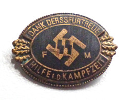 SS Abzeichen Förderndes Mitglied Der SS I-II - Weltkrieg 1939-45
