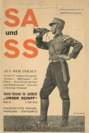 SS Broschüre SA Und SS Aufbau, Dienstgrade, Abzeichen, HJ, Der Führer, Horst Wessel 1933, Franksche Verlagshandlung Stut - Oorlog 1939-45