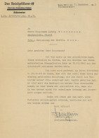 SS Feldpost Nr. 19.803 An Hauptmann Wiedemann, Ludwig Mitteilung über Die Entlassung Der Ehefrau Des Obergefreiten Kuhn  - Weltkrieg 1939-45