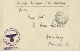 SS-Feldpost 1940 (mit Inhalt) SS-Verfügungstruppe Deutsche Dienstpost Prag 1940 - Guerra 1939-45