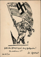 HITLERJUGEND WK II - NOTOPFER Für Die HJ Sehr Frühe Propagandakarte 1930!! I-II Selten! - Weltkrieg 1939-45