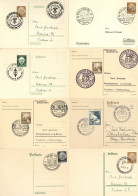 WK II HJ Hitlerjugend 8 Sonderstempel-Belege Zeltlager, Gebietsführerschule, Etc - Weltkrieg 1939-45