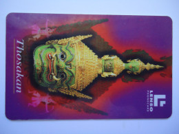 THAILAND CARDS LENSO USED  ART , HANUMAN  MUSK 172/500 - Thaïland