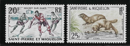 St Pierre Et Miquelon N°360/361 - Neuf ** Sans Charnière - TB - Neufs