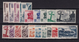 St Pierre Et Miquelon N°325/343 - Neuf ** Sans Charnière - TB - Unused Stamps