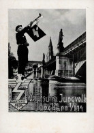 WK II HJ Konstanz Jungvolk-Pfingsttreffen 1934 Jungbann 1/114 I-II (rs Leichter Oberflächenschaden) - Weltkrieg 1939-45