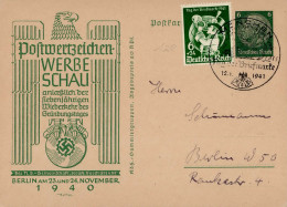 3. Reich KdF Postwertzeichen-Werbeschau 1941 Sonder-Ganzsache I- - War 1939-45