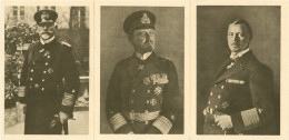 WHW 3 X Unsere Marine Deutsche Führer Admiral Scheer, Von Hipper Und Von Schröder. Zusammenhängend I-II - War 1939-45