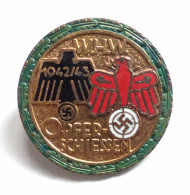 WHW Plakette Vom Opfer-Schießen 1942/43 Herst. Pichl, K. Innsbruck I-II - Guerra 1939-45