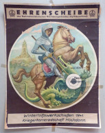 WHW WK II Ehrenscheide De Nationalsozialistischen Reichskriegerbundes Kyffhäuserbund WHW-Schießen 1941 Kriegskameradscha - War 1939-45