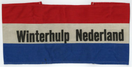 WHW WK II Niederlande Armbinde Winterhulp Nederland I-II - War 1939-45