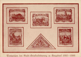 WHW Bergedorf Tag Der Briefmarke 1938 Mit So-Stempel I-II - Guerre 1939-45