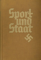 Sammelbild-Album Buch Sport Und Staat Erster Band Von Arno Breitmeyer 1934, Selbstverlag Des Hilfsfonds Für Den Deutsche - 1939-45