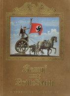 Sammelbild-Album Kampf Ums Dritte Reich Eine Historische Bilderfolge 1933, Cigaretten-Bilderdienst Hamburg, 901-1000 T., - Guerra 1939-45