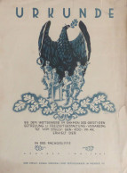 Urkunde Bei Dem Wettbewerb Im Rahmen Der Geistigen Betreuung Und Freizeitgestaltung Veranstaltet Vom Stellv. Komm. Gener - Guerra 1939-45