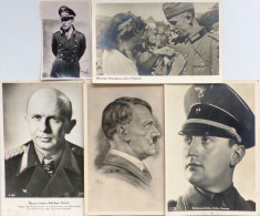 WK II 4 Foto-AKs Und 1 Foto Von Oberst Mölders, II (Eckbug Und Z.T. Reisnagellöcher) - Weltkrieg 1939-45